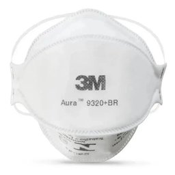 Máscara 3M Aura 9320+Br Pff2 N95 Respirador sem Válvula 1 Unidade - 3