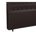 Ver imagem 2 de Cabeceira Dama New Plus King Size 1950mm Pvc Cacau - Simbal