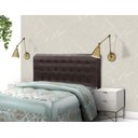 Ver imagem 3 de Cabeceira Dama New Plus King Size 1950mm Pvc Cacau - Simbal
