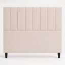 Ver imagem 5 de Cabeceira Estofada Elen Moderna para Quarto Cama Box Casal 140 cm Tecido Suede Bege