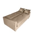 Ver imagem 5 de Sofá Cama Pâmela com Baú 3 Lugares em Veludo Matrix