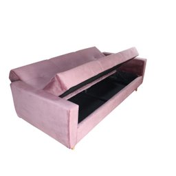 Sofá Cama Pâmela com Baú 3 Lugares em Veludo Matrix - 6
