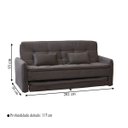 Ver imagem 3 de Sofá Cama Reclinável com Cama Auxiliar Madalena