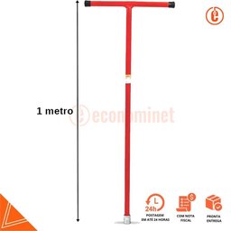 Kit Cavadeira Espiral Broca Trado Perfurar Coroa 6" + Cabo 3/4 1 Metro - 3