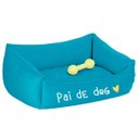 Ver imagem 3 de Cama Pet Para Cachorro E Gato Pequeno Azul Pai De Dog:Azul