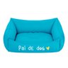 Cama Pet Para Cachorro E Gato Pequeno Azul Pai De Dog:Azul - 1