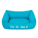 Ver imagem 1 de Cama Pet Para Cachorro E Gato Pequeno Azul Pai De Dog:Azul