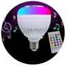 Lâmpada Musical de Led Rgb Bluetooth + Controle Remoto E-27 Bivolt - 6