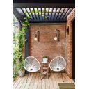 Ver imagem 5 de Kit 5 Pendente Arandela Luminária Madeira Varanda Pergolado