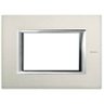 Placa 4X2 Bticino Axolute Alluminio Spazzolato - CONSULTE DISPONIBILIDADE - 1
