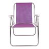 Cadeira para Praia Piscina Dobrável em Alumínio Mor Lilas - Lilás - 1