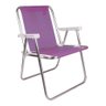Cadeira para Praia Piscina Dobrável em Alumínio Mor Lilas - Lilás - 2