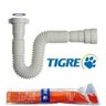 Sifão Flexível Multiuso Pvc Tigre Universal Kit 2 Pcs - 3