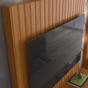 Ver imagem 4 de Home para Tv até 55 Polegadas Led Frisado 2,10m Jequitibá Off White