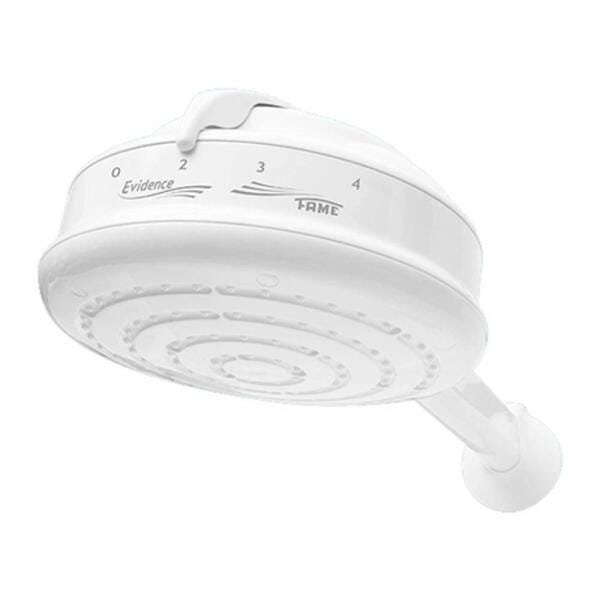 Chuveiro Ducha Eletrico Evidence Fame 4t 220v 6800w Potência:6800 W;Cor:Branco - 1