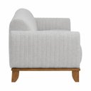 Ver imagem 4 de Sofá Molino 3 Lugares 180cm Pés Madeira Castanho Bouclé Cinza Claro - Nexta Casa