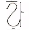 Ver imagem 3 de Kit 25 Ganchos S Aço Inox Utensílios Barra Suporte Cozinha