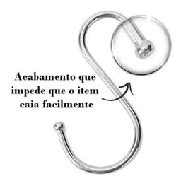 Kit 25 Ganchos S Aço Inox Utensílios Barra Suporte Cozinha - 4