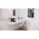 Ver imagem 1 de Bancada Penteadeira 100% MDF Branco Fosco - 3 Gavetas