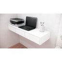 Ver imagem 6 de Bancada Penteadeira 100% MDF Branco Fosco - 3 Gavetas