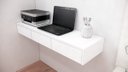 Ver imagem 6 de Bancada Penteadeira 100% MDF Branco Fosco - 3 Gavetas