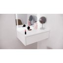 Ver imagem 3 de Bancada Penteadeira 100% MDF Branco Fosco - 1 Gaveta