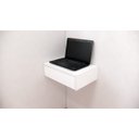 Ver imagem 6 de Bancada Penteadeira 100% MDF Branco Fosco - 1 Gaveta