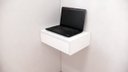 Ver imagem 6 de Bancada Penteadeira 100% MDF Branco Fosco - 1 Gaveta