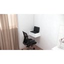 Ver imagem 4 de Bancada Penteadeira 100% MDF Branco Fosco - 1 Gaveta