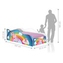 Ver imagem 3 de Cama Fun Princesa Unicórnio Arco Íris Solteiro Com Colchão