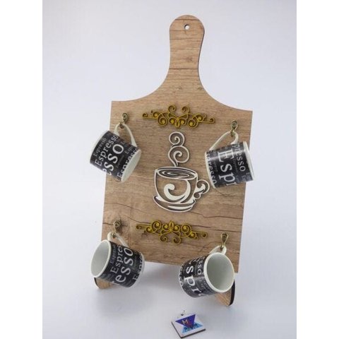 Porta xícara tabua café