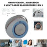 Umidificador de Ar Ventilador e Aquecedor Portátil 3 em 1 BlackDecker 110/127V - 4