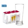 Kit 6 Copo Chopp Tulipa Taca Vidro Cerveja 300ml Vintage Longo Rostock Bebidas Suco Conjunto - 1