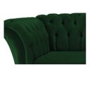 Ver imagem 4 de Namoradeira Chesterfield Sofia Suede Verde - ADJ Decor