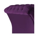 Ver imagem 7 de Namoradeira Chesterfield Sofia Suede Roxo - ADJ Decor