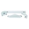 Kit Banheiro e Acessórios Em Vidro 8 Mm - Branco Canto - 2