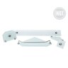Kit Banheiro e Acessórios Em Vidro 8 Mm - Branco Canto - 1