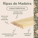 Ver imagem 3 de 20 Ripas para Artesanato Repac Madeiras Pinus 4x2x40cm