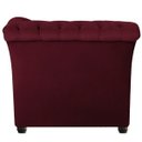 Ver imagem 5 de Namoradeira Chesterfield Sofia Suede Bordô - ADJ Decor