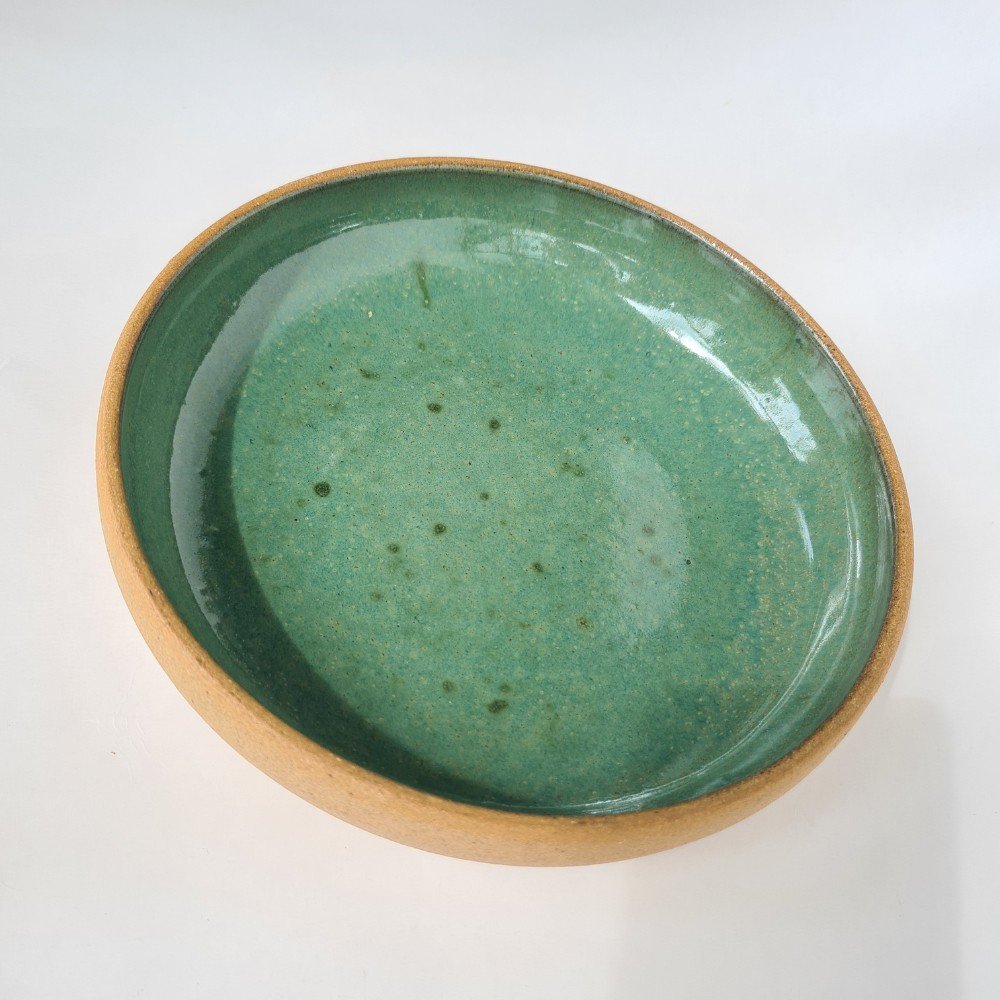 Pasta Bowl cerâmica Verde Pântano 700ml para massas e sopa - 5