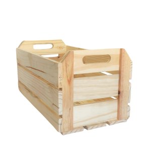 Caixote Grande para Decoração Repac Madeiras Pinus 58x30x27