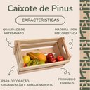 Ver imagem 2 de Caixote Médio para Decoração Repac Madeiras Pinus 45x30x27