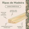 40 Ripas para Artesanato Repac Madeiras Pinus 2x1,5x65cm - 3