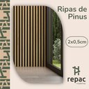 Ver imagem 2 de 40 Ripas para Artesanato Repac Madeiras Pinus 2x0,5x100cm