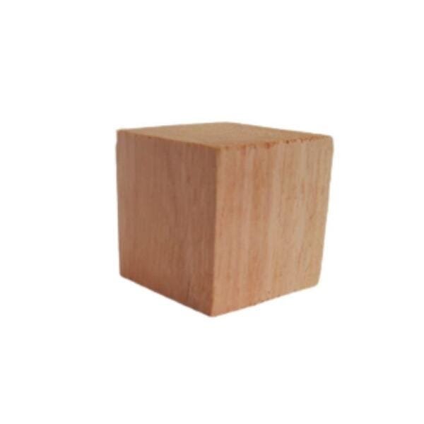 100 Cubos para Artesanato Repac Madeiras Eucalipto 5x5x2,5Cm - 1