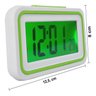 Relógio Fala A Hora Digital Temperatura Deficiente Visual Led Mesa Termometro Despertador - 4