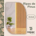 Ver imagem 2 de 40 Ripas para Artesanato Repac Madeiras Pinus 2x1x100cm