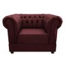 Kit 2 Poltronas Decorativas Chesterfield Ana Corano Bordô - Adj Decor - 3