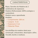 Ver imagem 5 de 20 Ripas para Artesanato Repac Madeiras Pinus 4x2x100cm