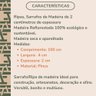 20 Ripas para Artesanato Repac Madeiras Pinus 4x2x100cm - 5